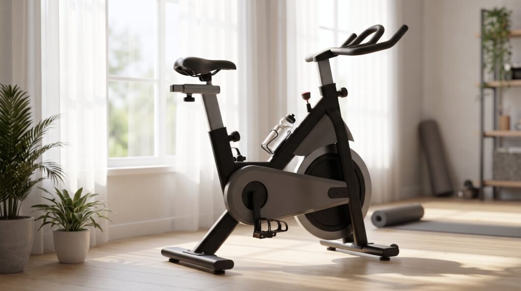 YOSUDA indoor cycling bike stationary bike in a home gym room